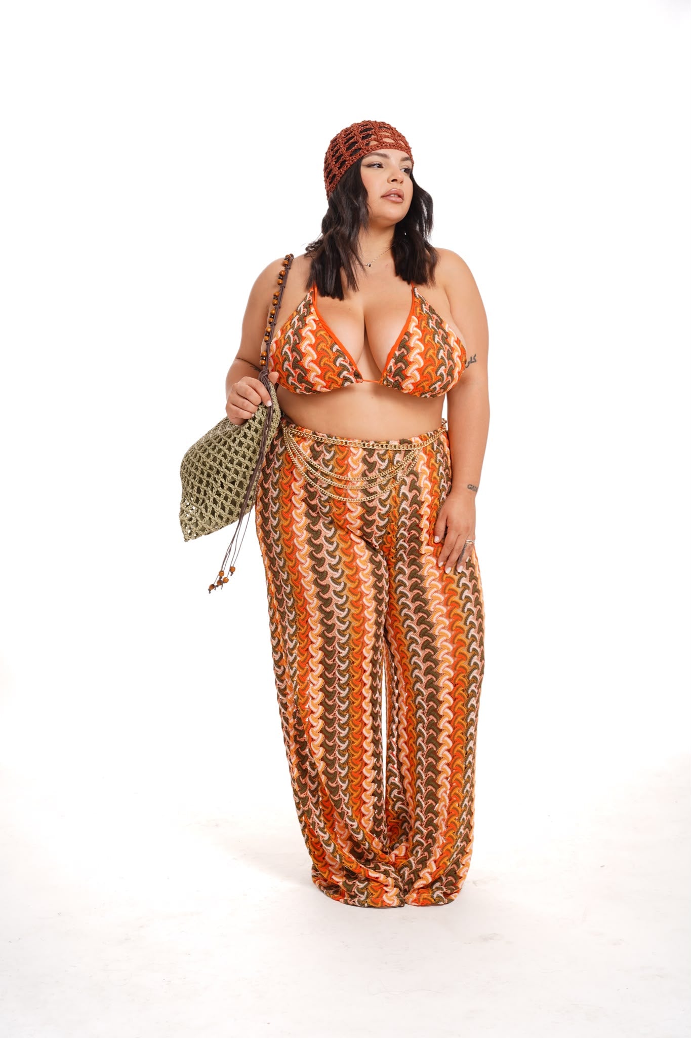 Costume+Copricostume Tramonto Arancio