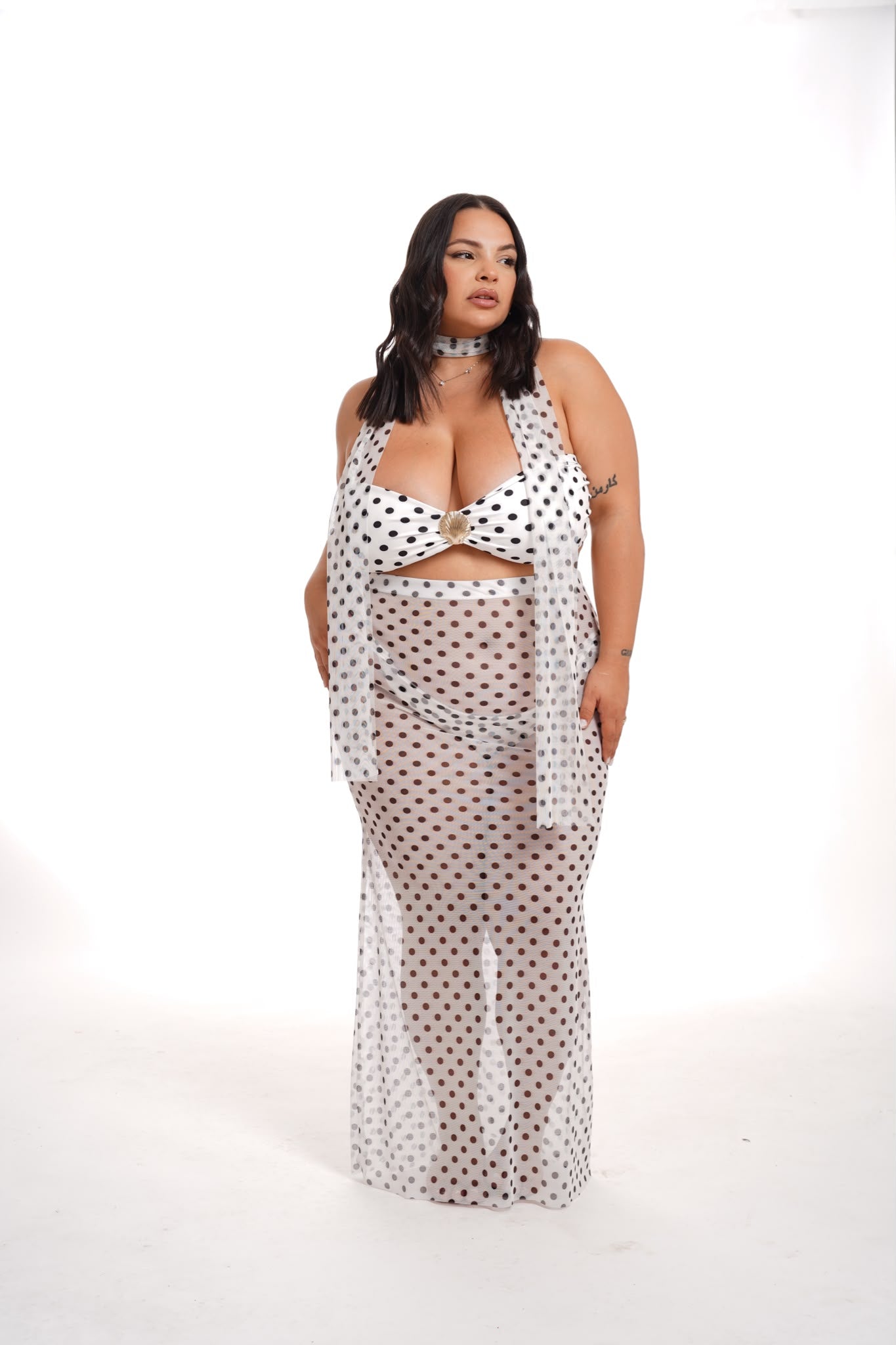 Costume+copricostume Delya Pois Bianco