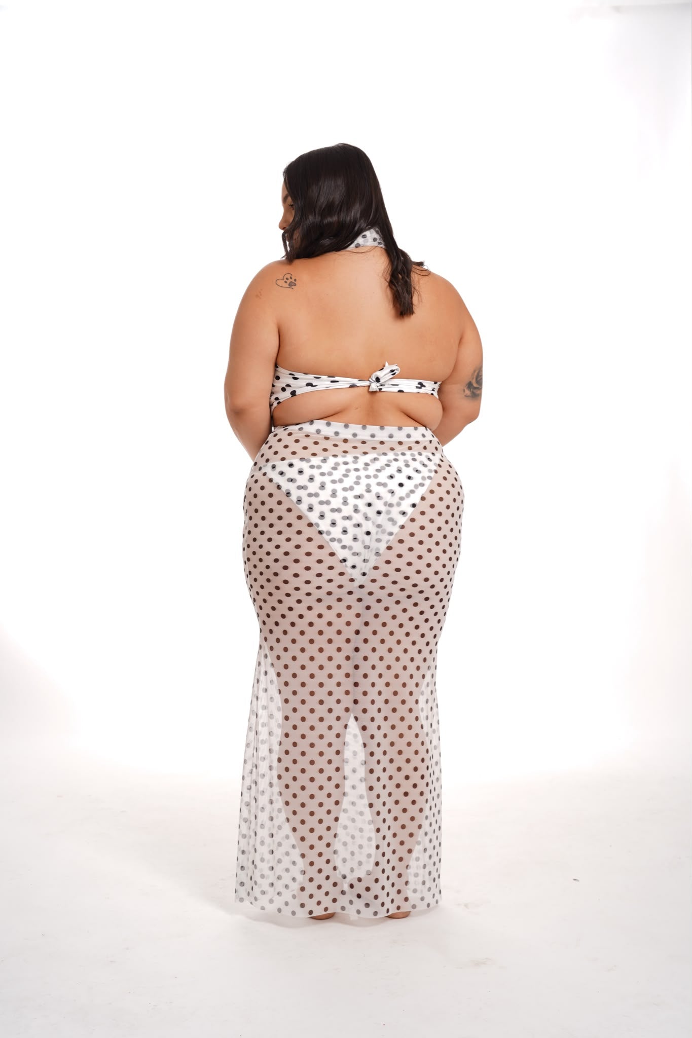 Costume+copricostume Delya Pois Bianco