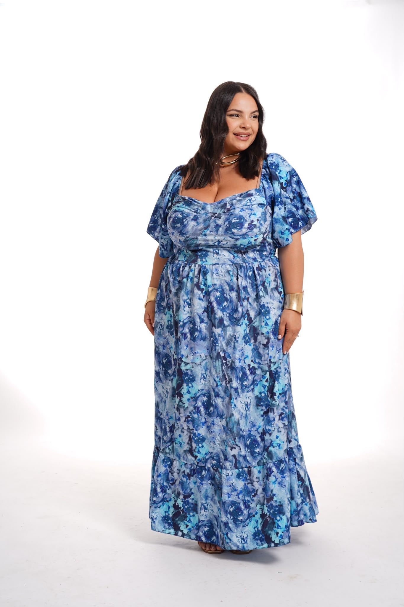 Dress Mesia Blu