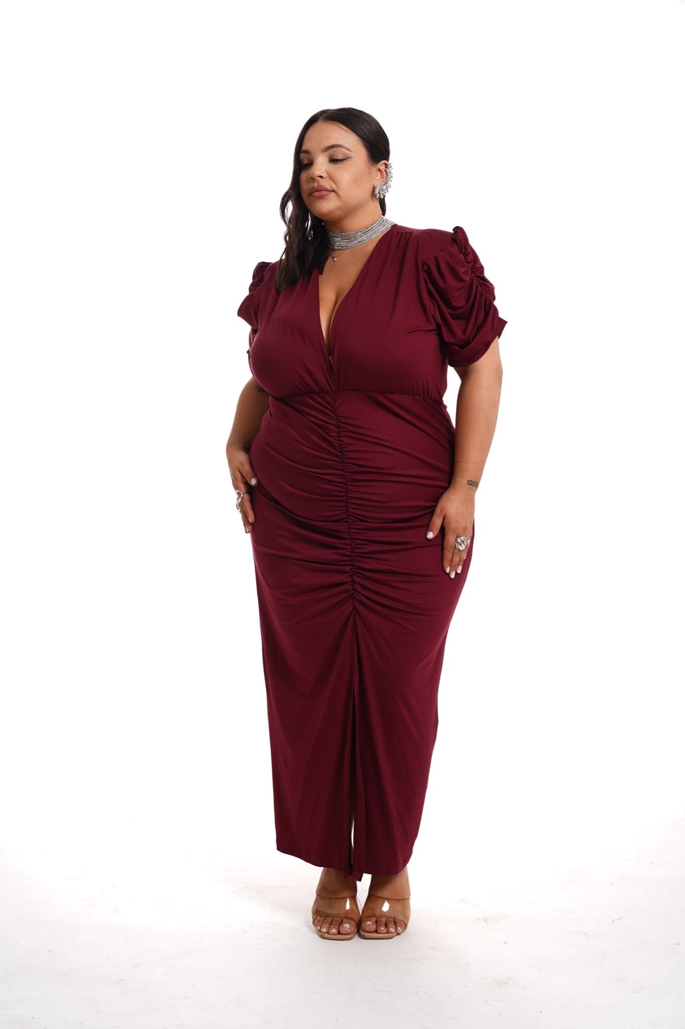 Abito Whitney Bordeaux