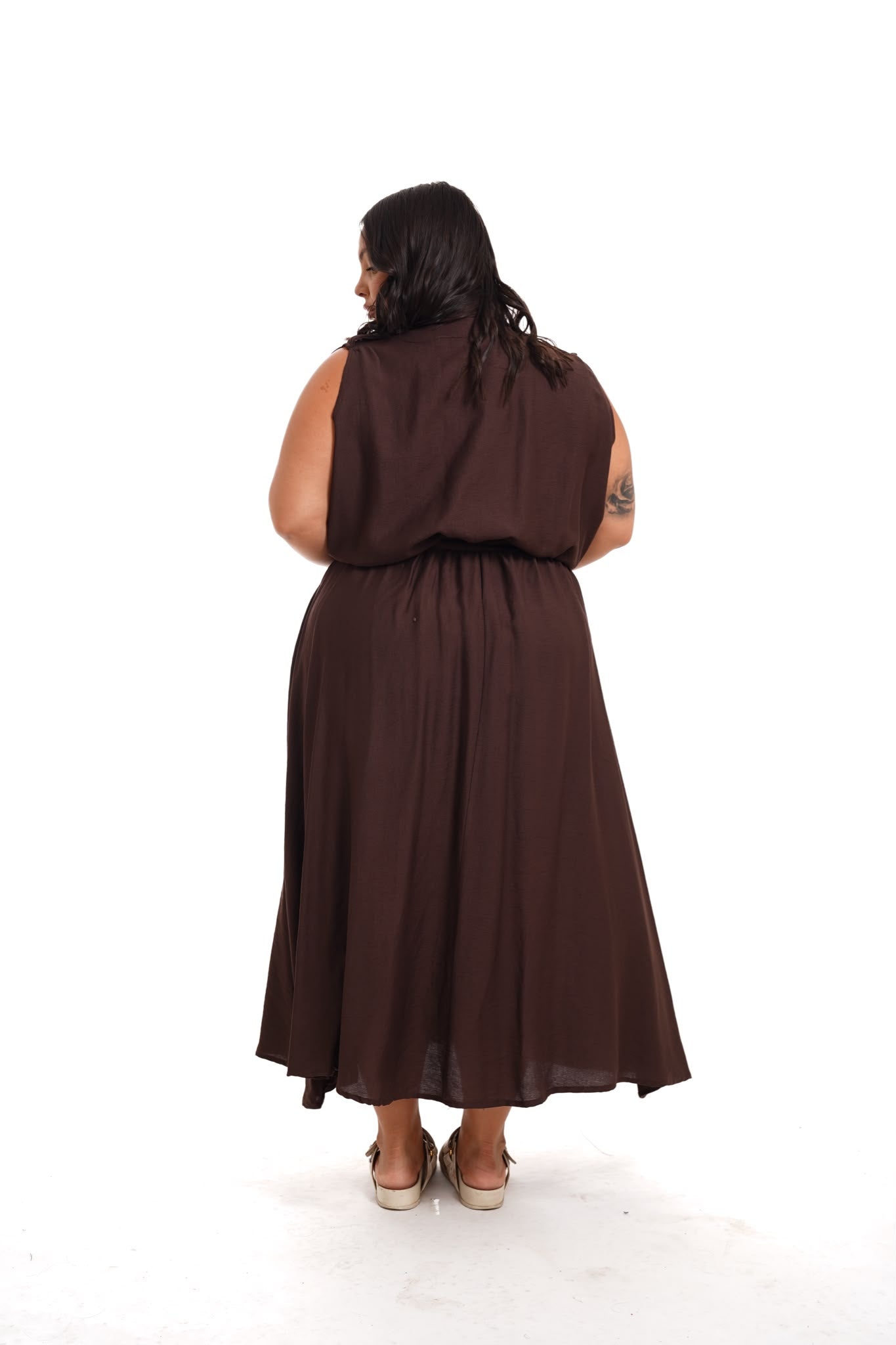 Dress Pool Marrone