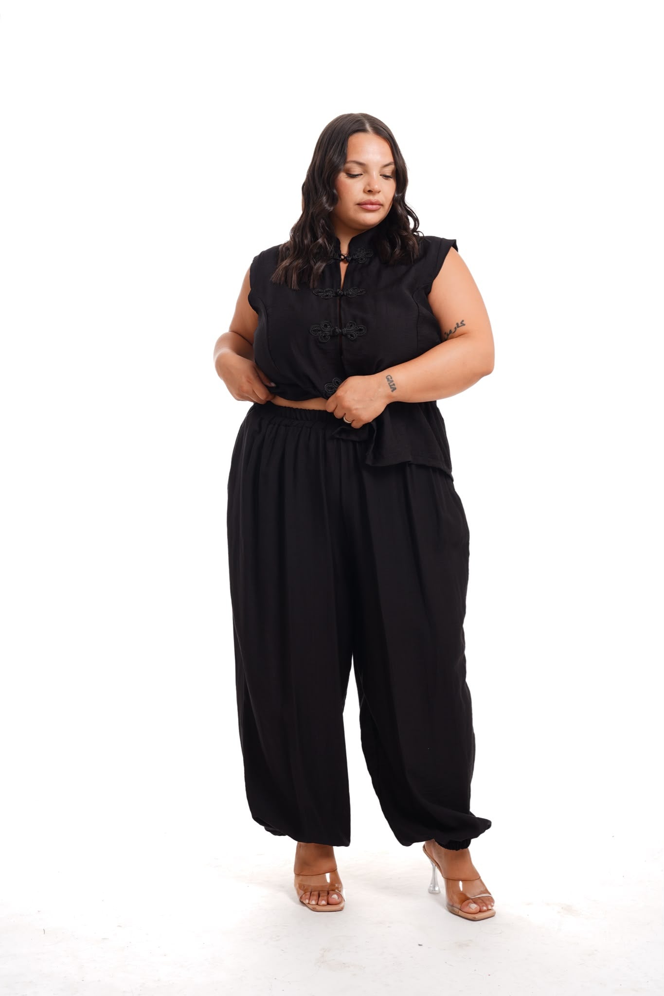 Tailleur Butterfly Nero