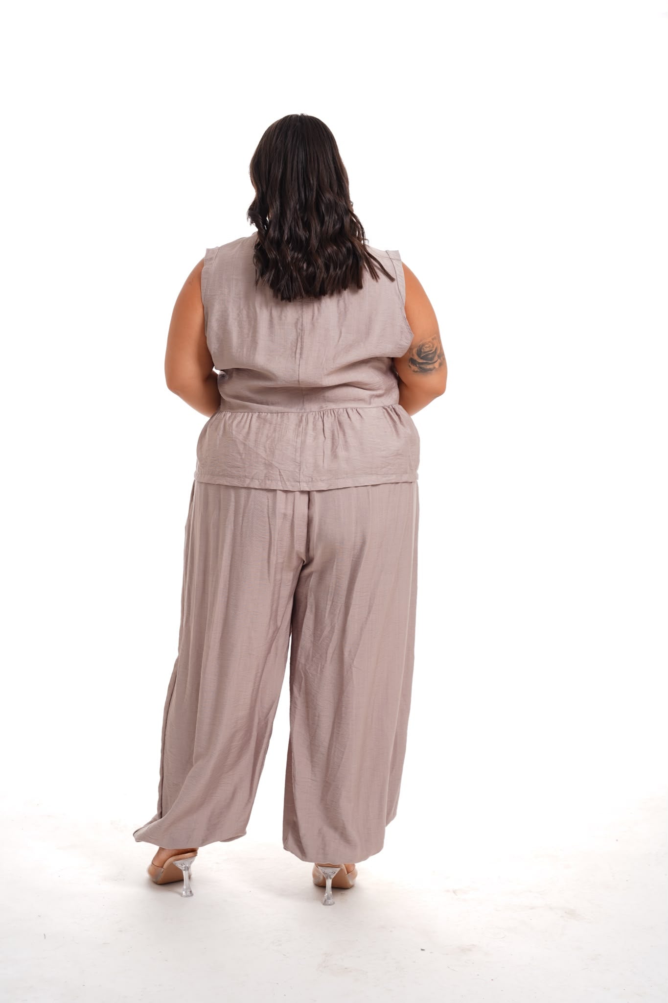 Tailleur Butterfly Tortora
