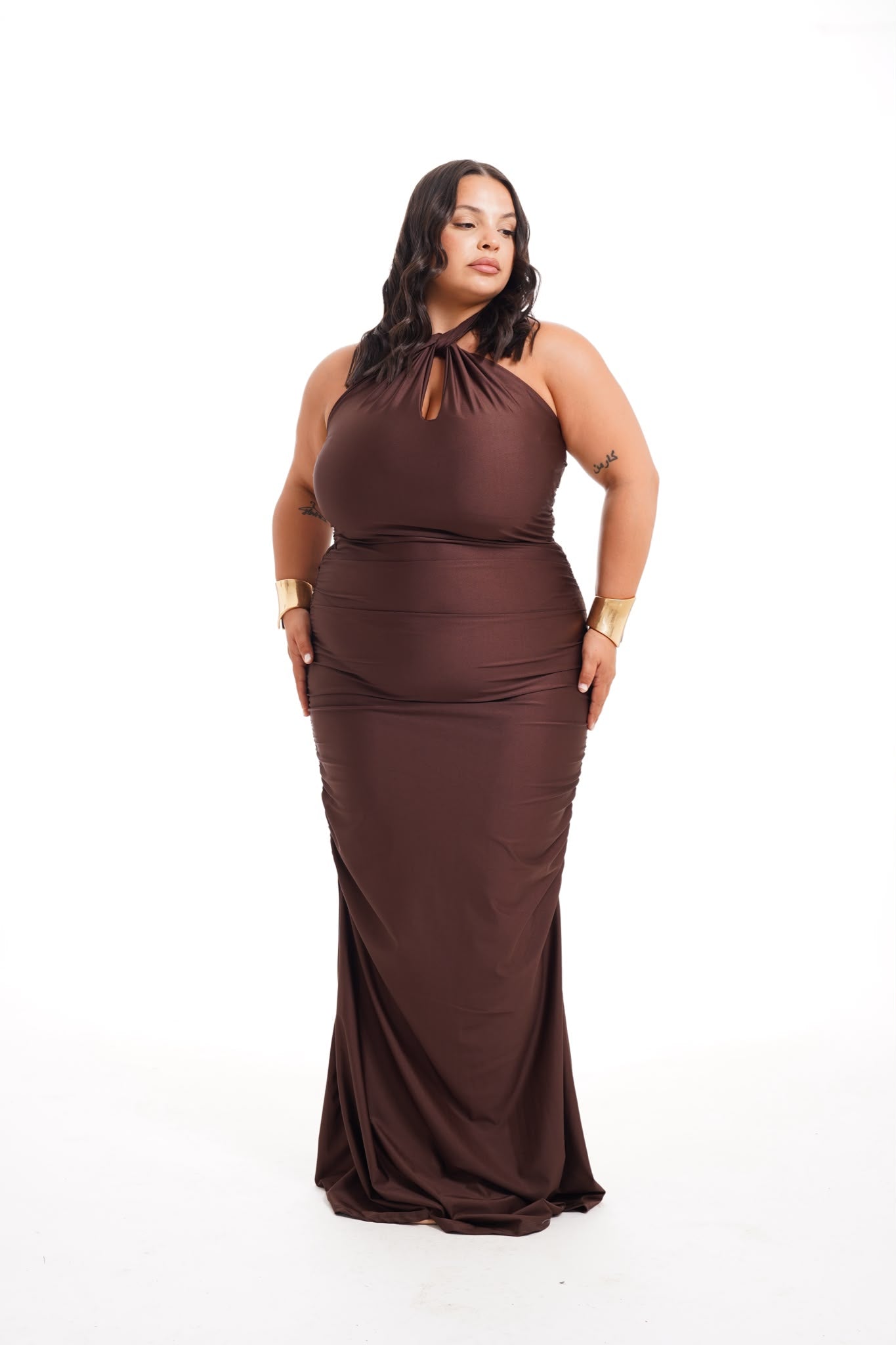Dress Roby Marrone