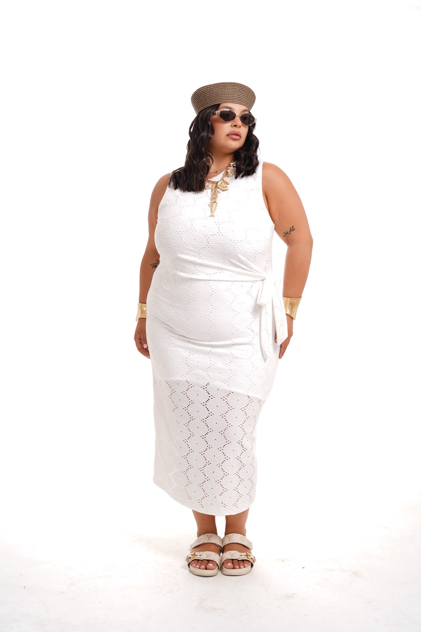 Vestitino In Pizzo Clarissa Bianco
