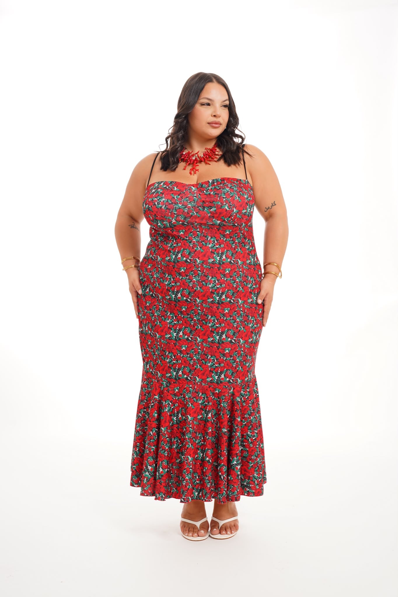 Dress Kesya Tulipano Rosso