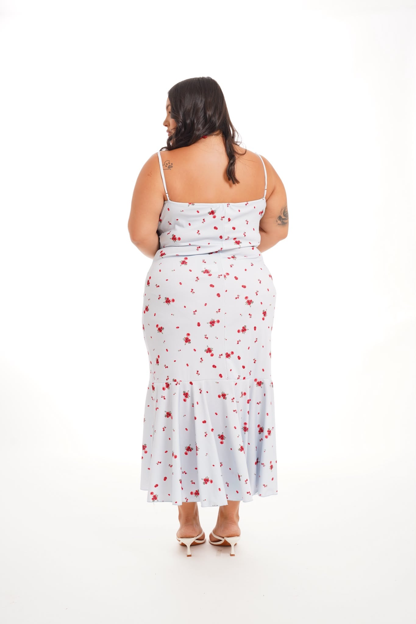 Dress Kesya Fiori Azzurro