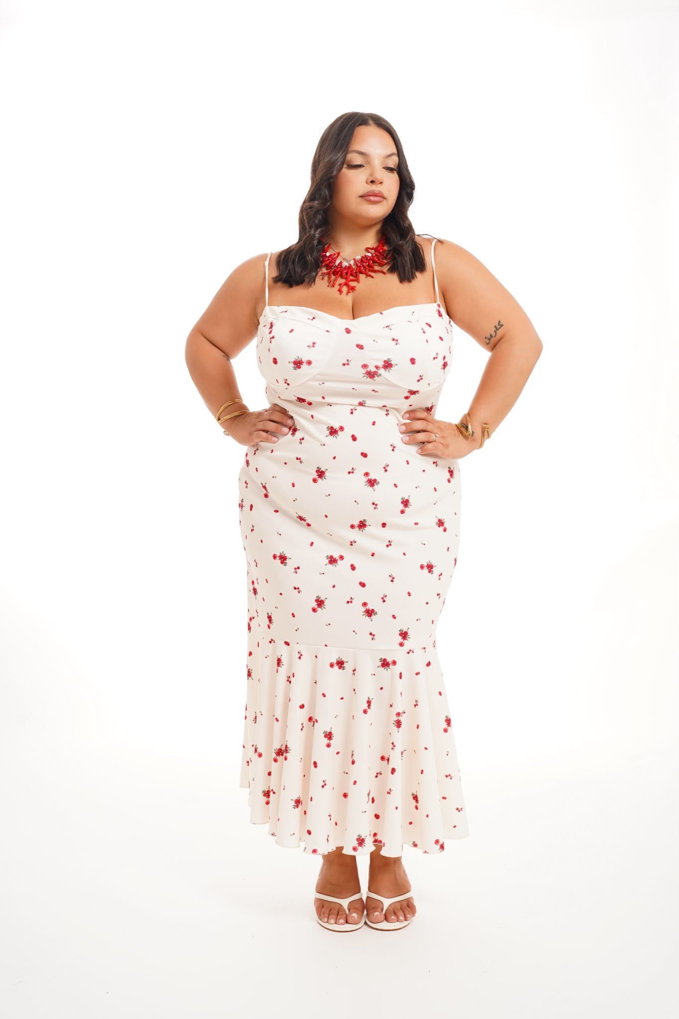 Dress Kesya Fiori Bianca