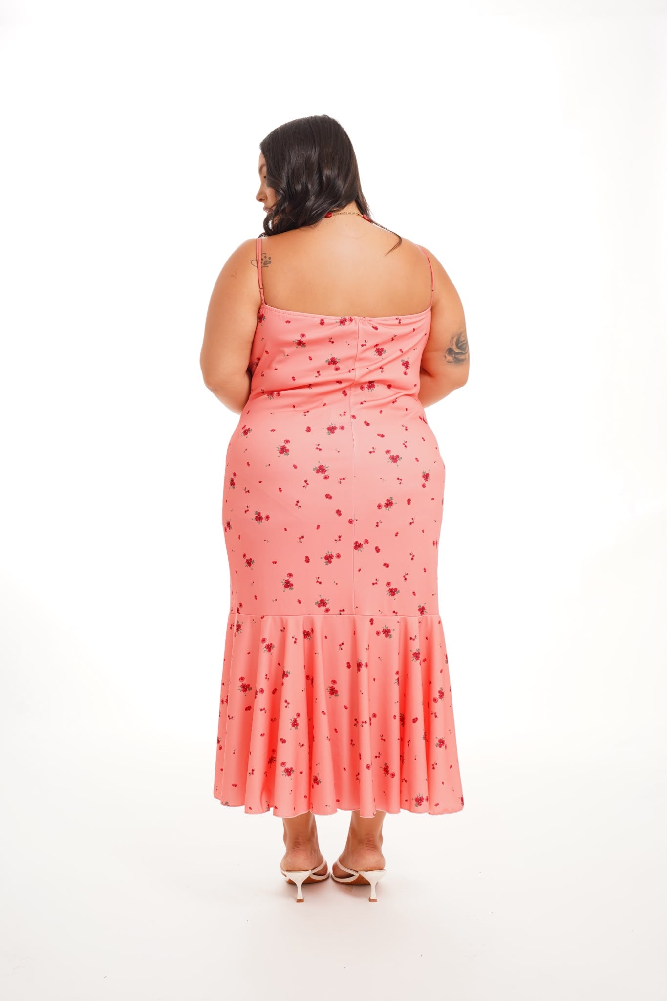 Dress Kesya Fiori Pesca