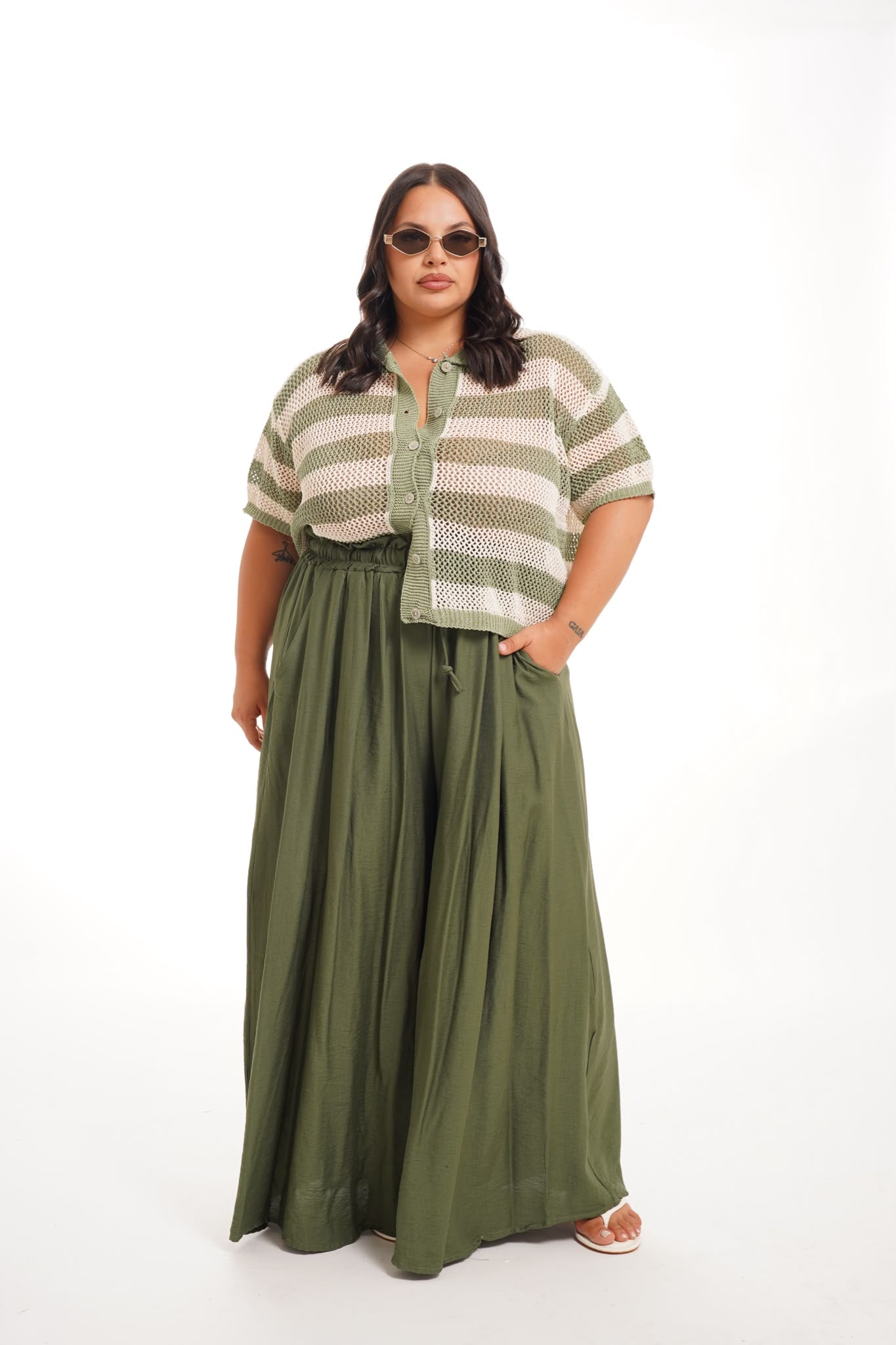 Pantalone Asia Verde