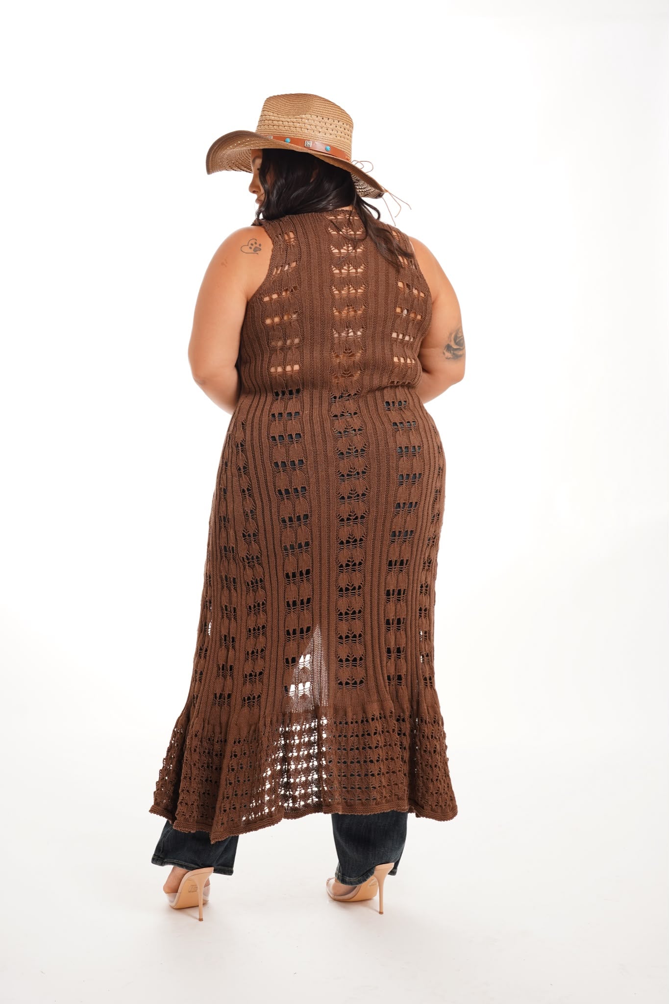 Gilet Grace Marrone