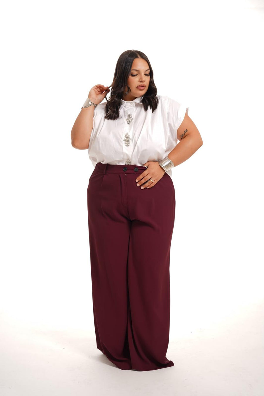 Pantalone Miracoloso Bordeaux