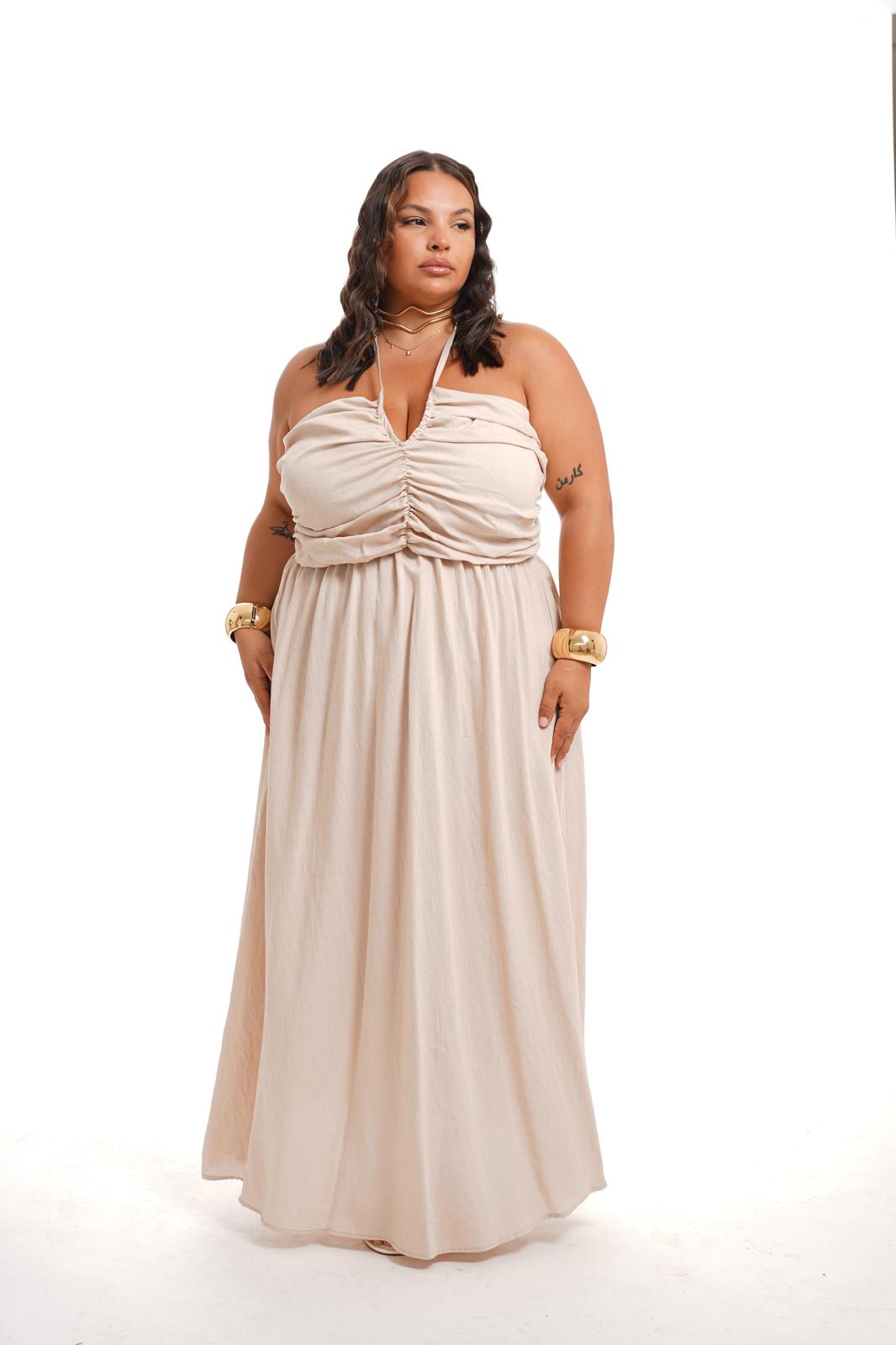Dress Diana Beige