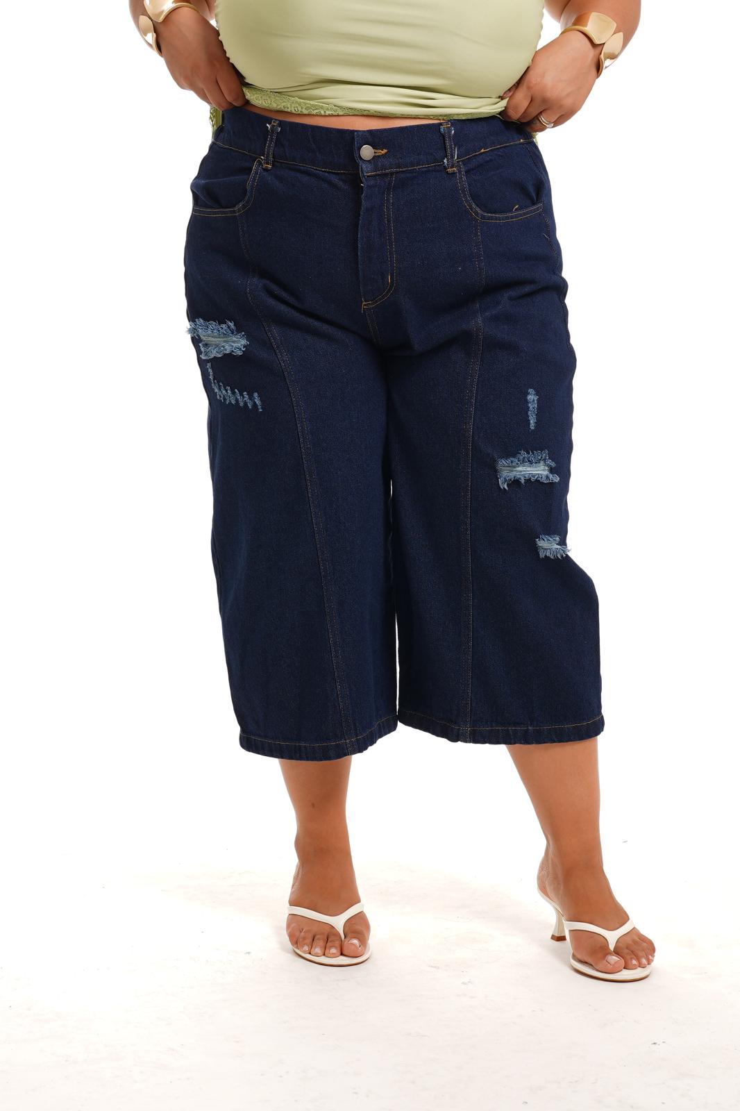 Bermuda Jeans Blu