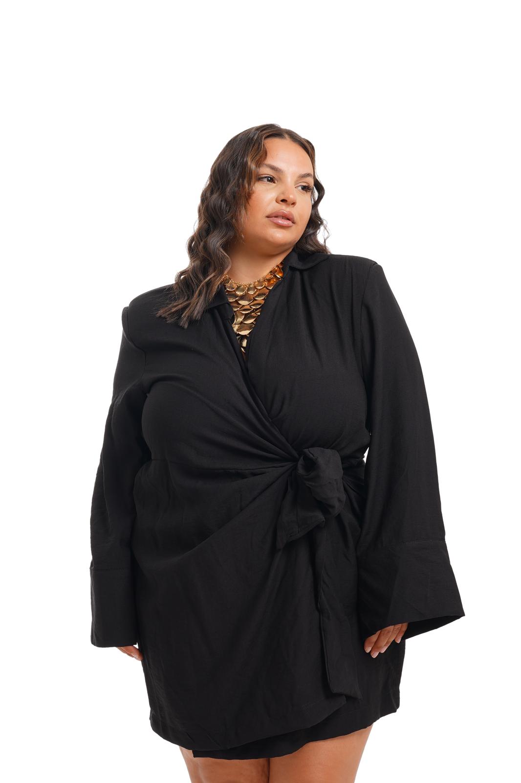 Dress Cortez Corto Nero