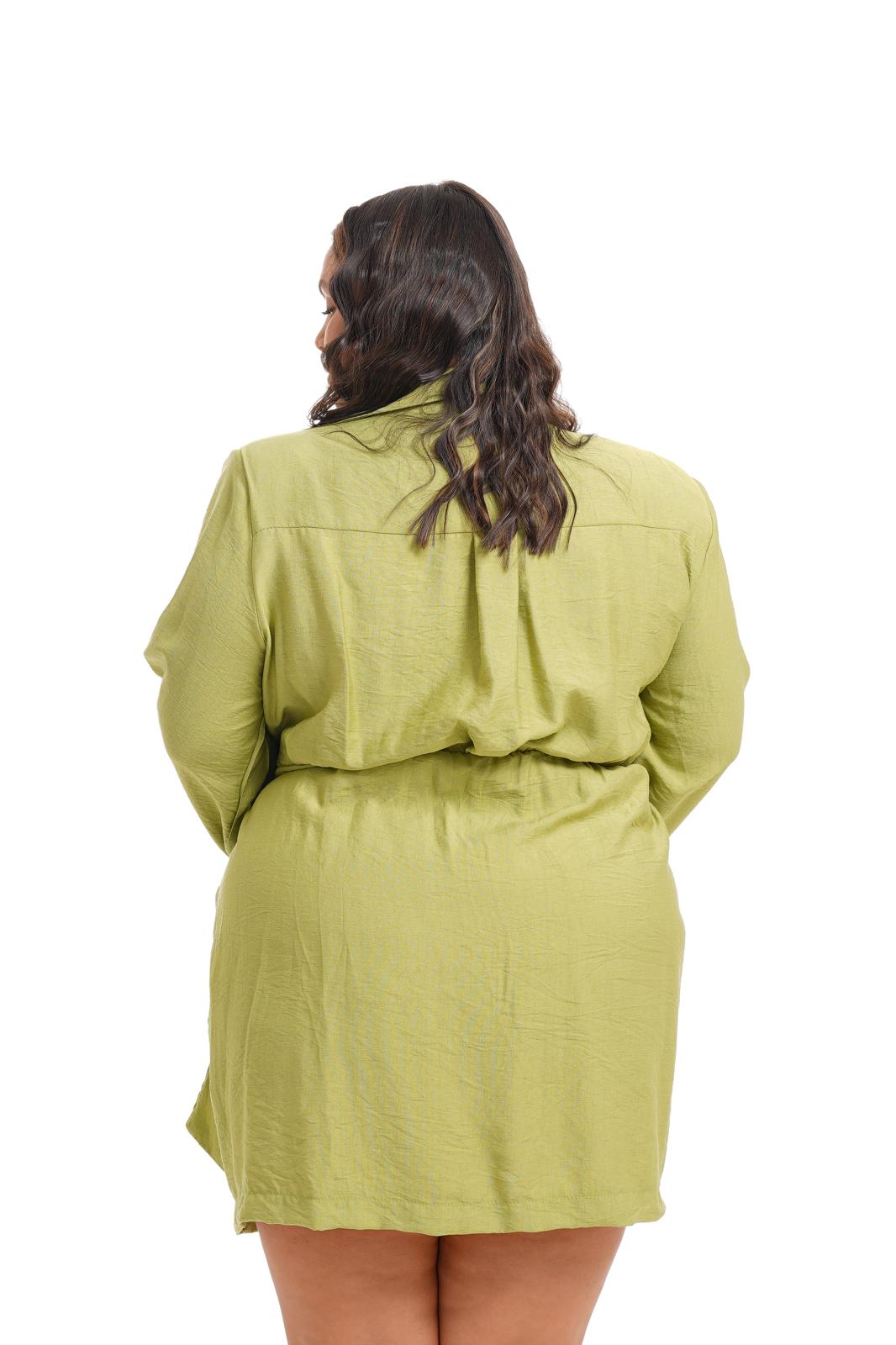 Dress Cortez Corto Verde
