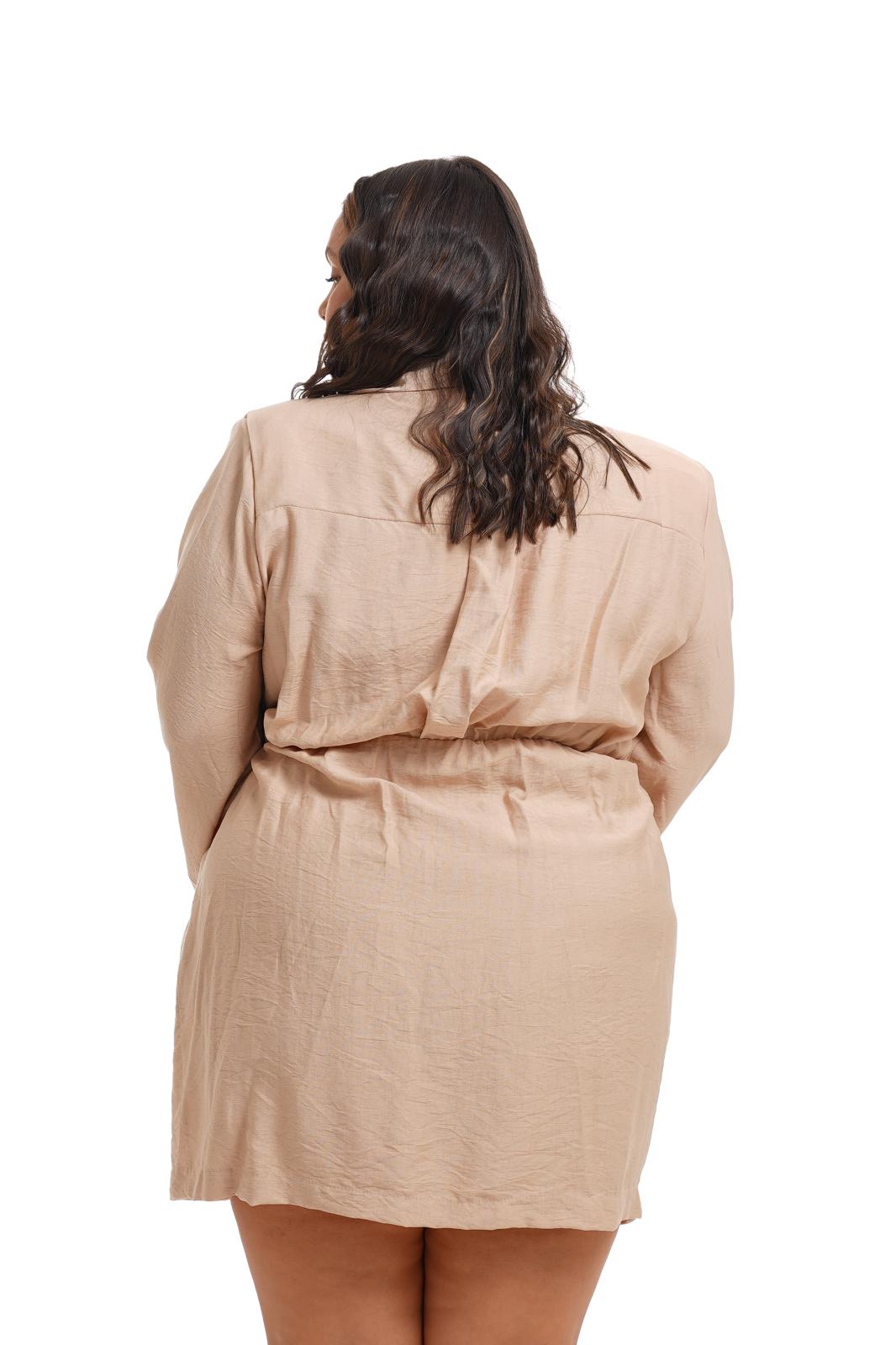 Dress Cortez Corto Beige