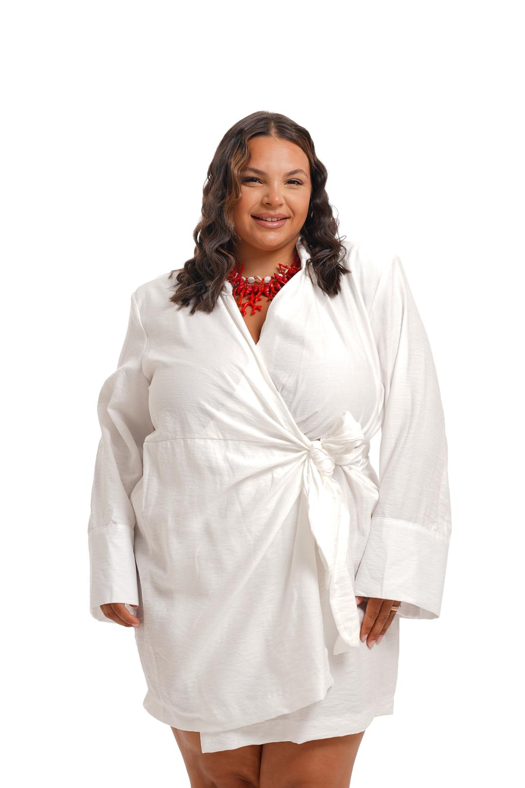 Dress Cortez Corto Bianco