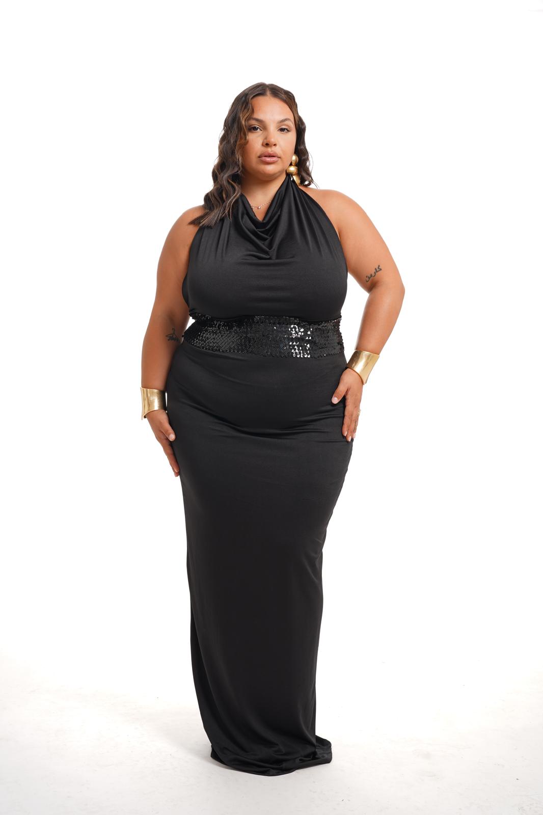 Dress Strass Nero