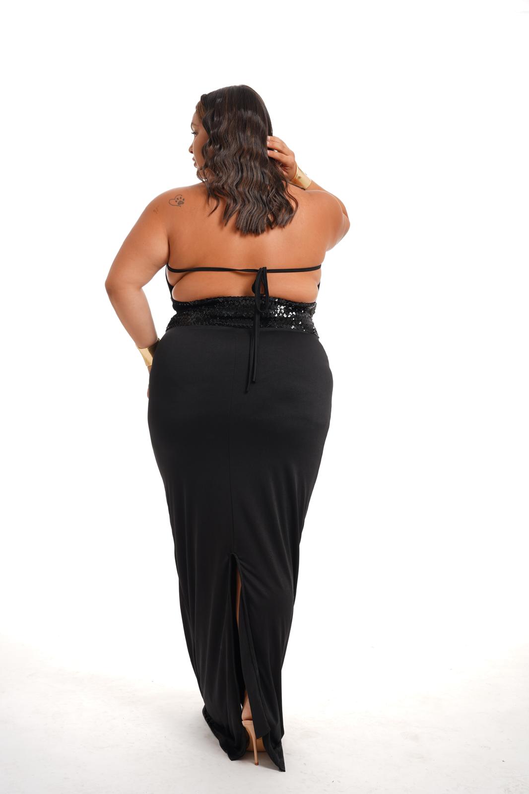 Dress Strass Nero
