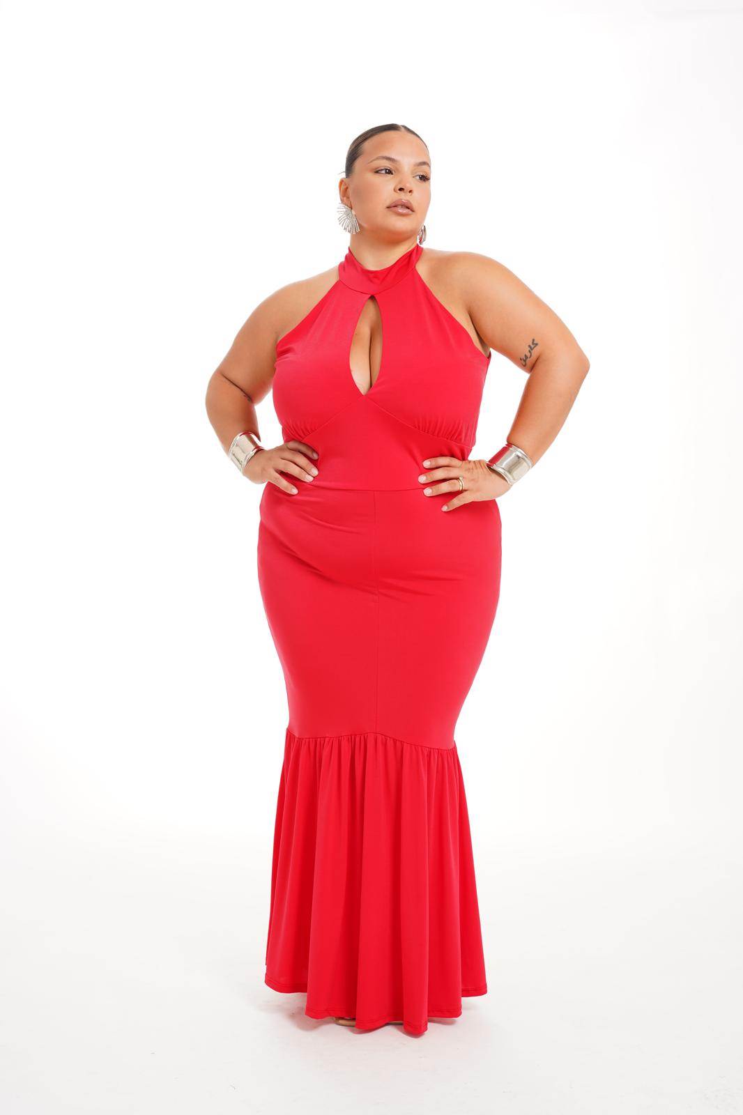 Abito Crystal Rosso