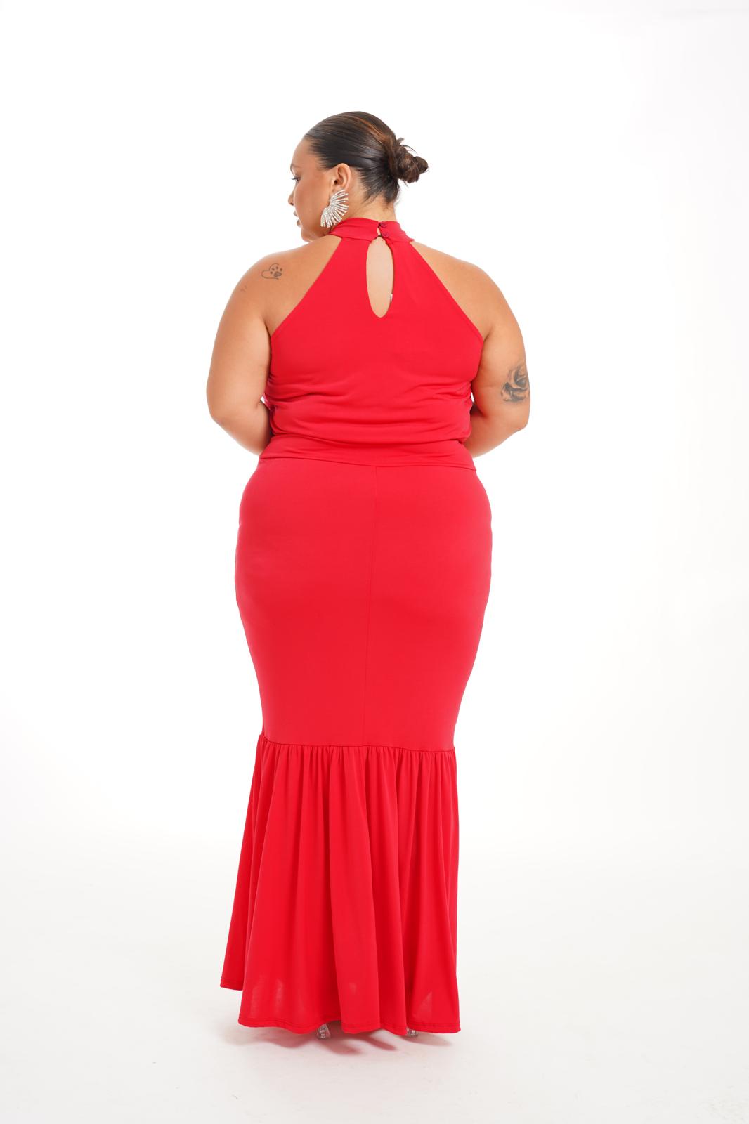 Abito Crystal Rosso