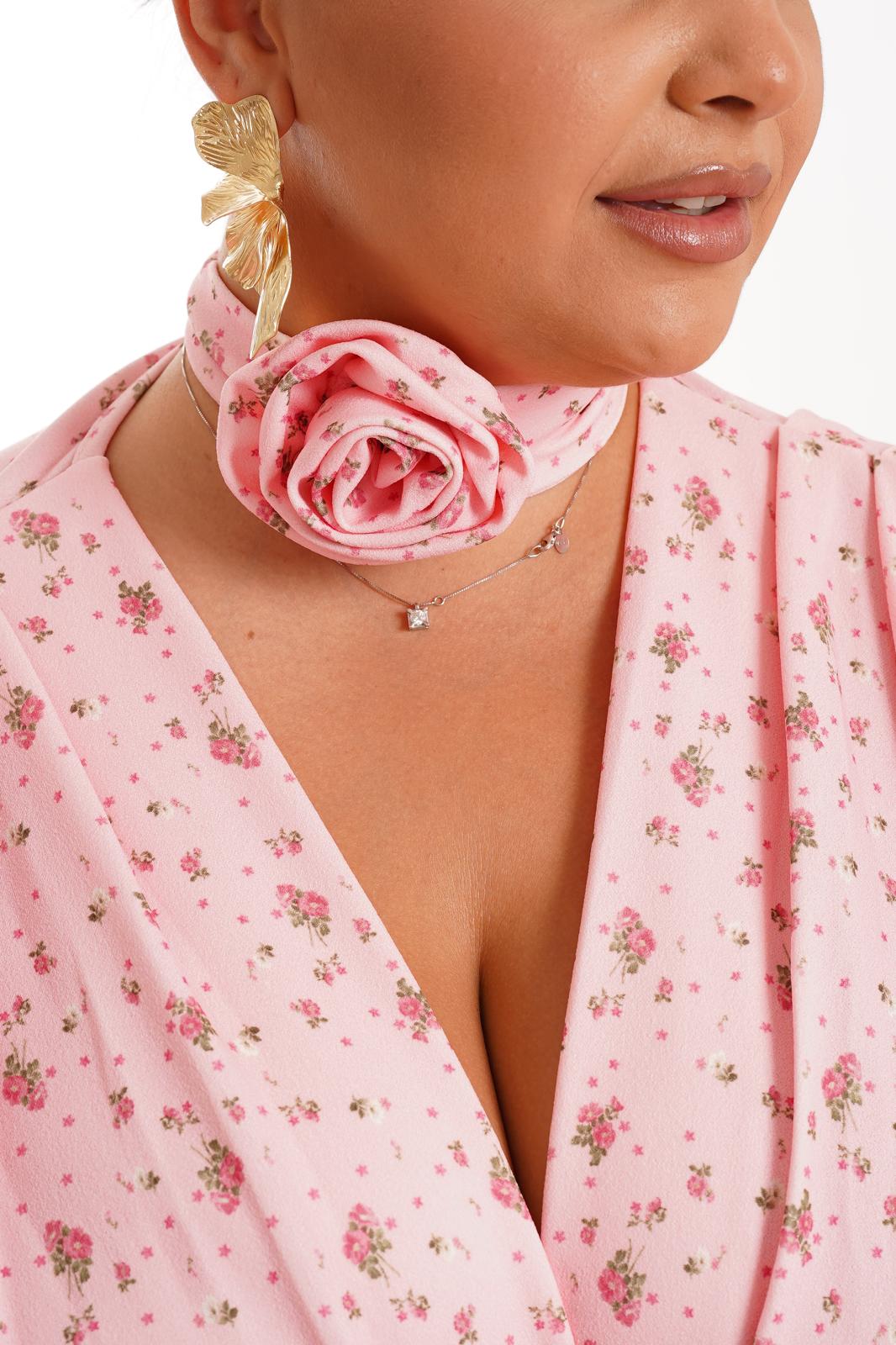 Abito Dunea Fiori Rosa