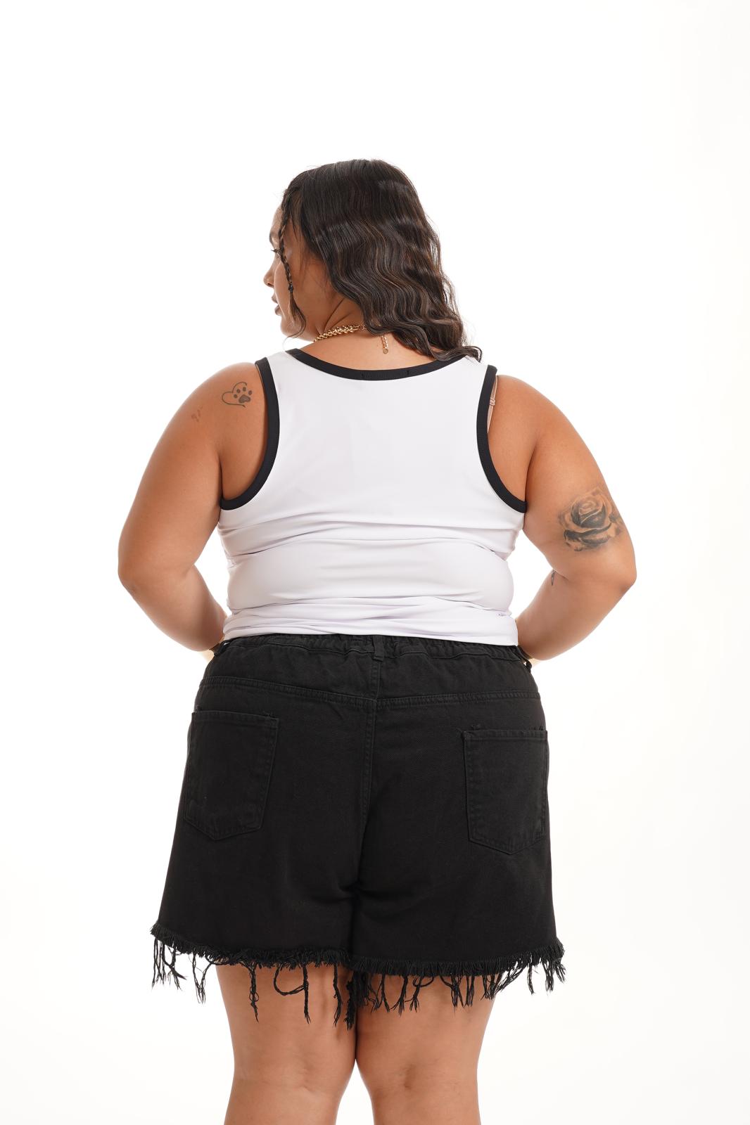 Shorts Jeans Nero