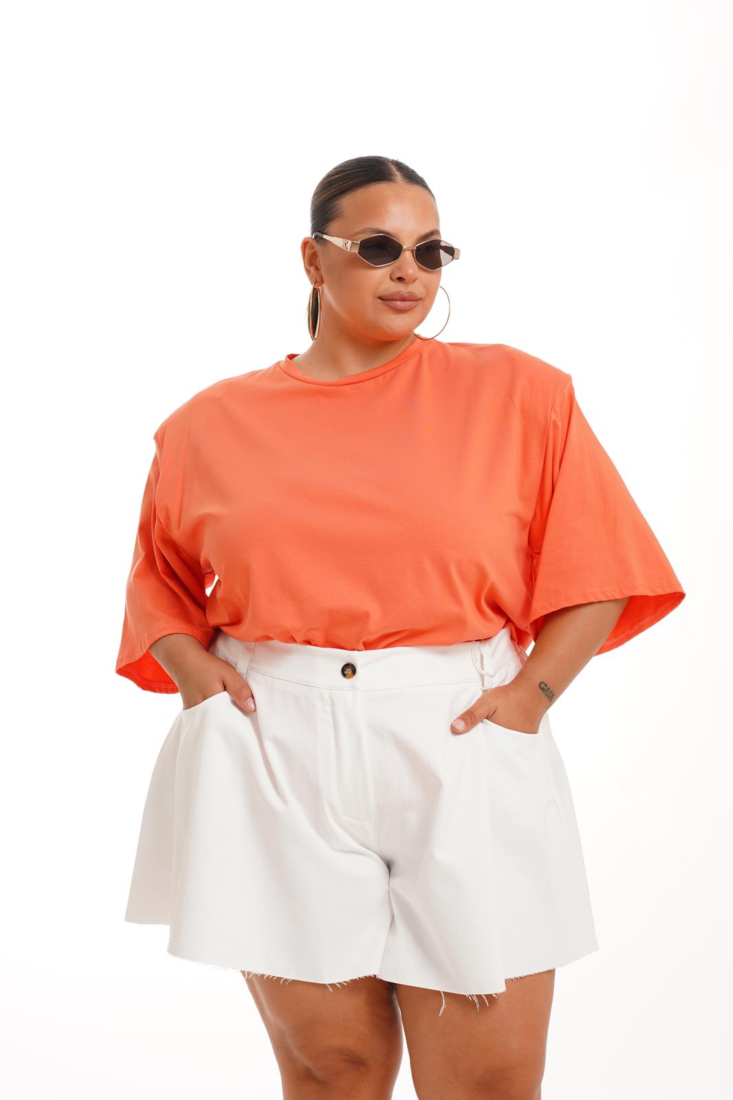 Shorts Farfalla Sfrangiato Bianco
