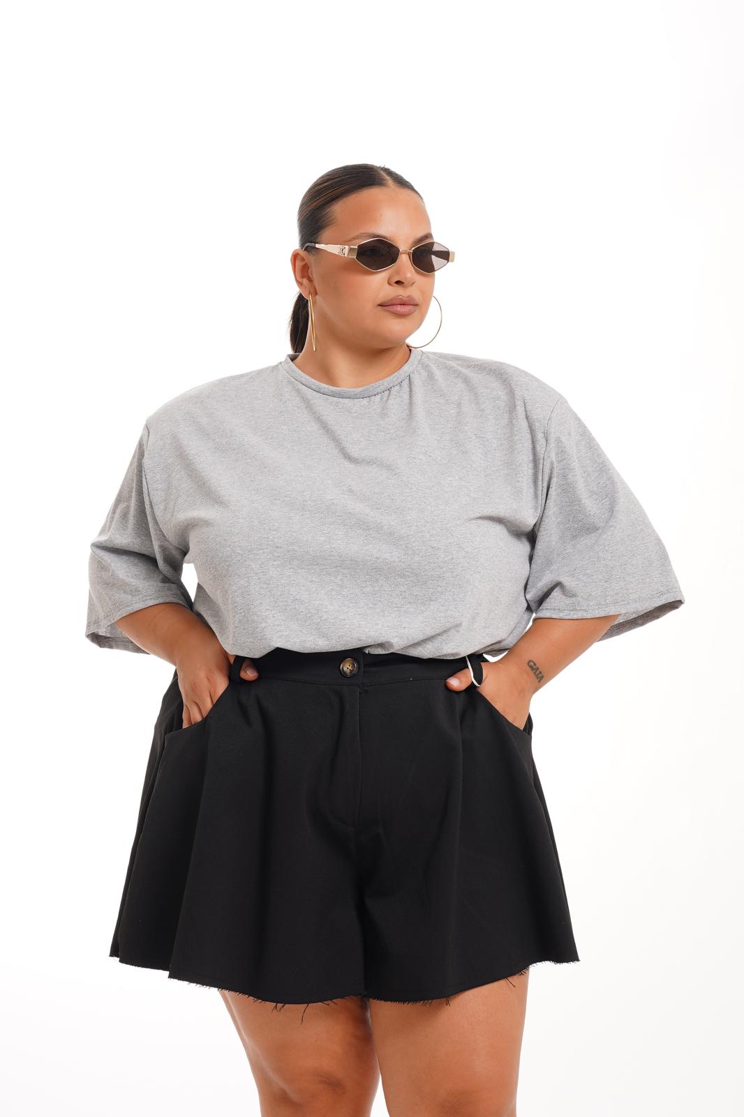 Shorts Farfalla Sfrangiato Nero