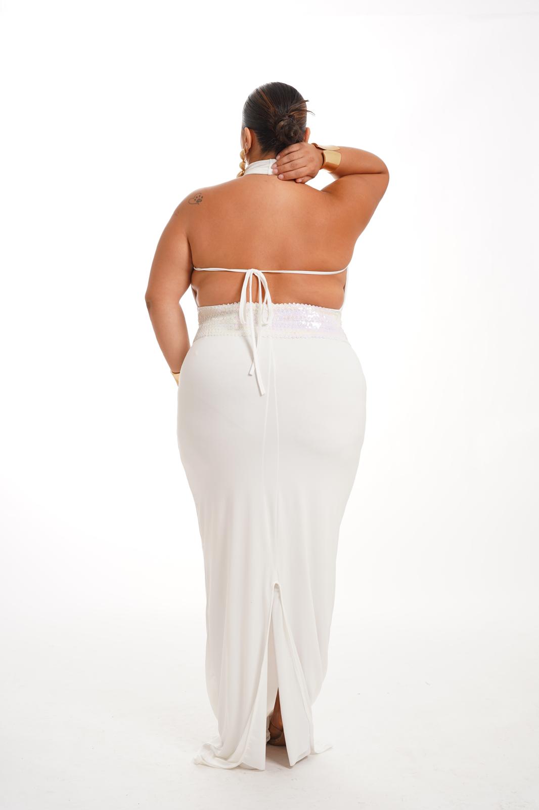 Dress Strass Bianco