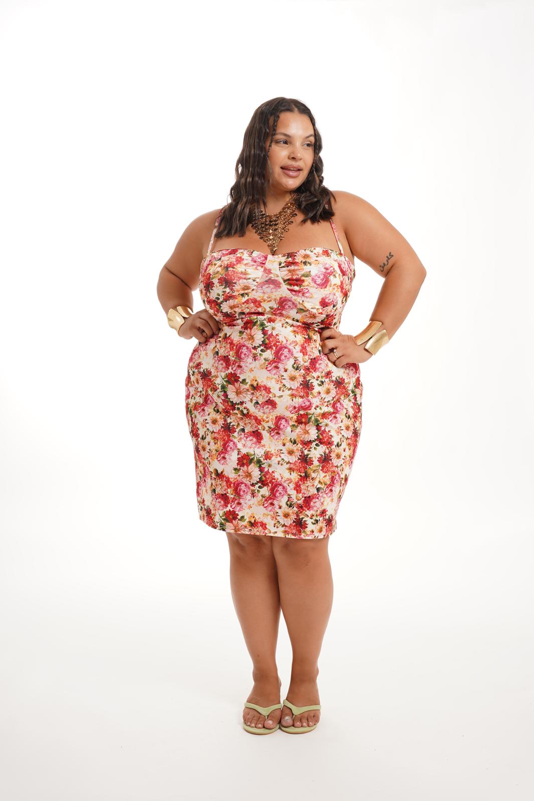 Dress Vittoria Fiori Rosa