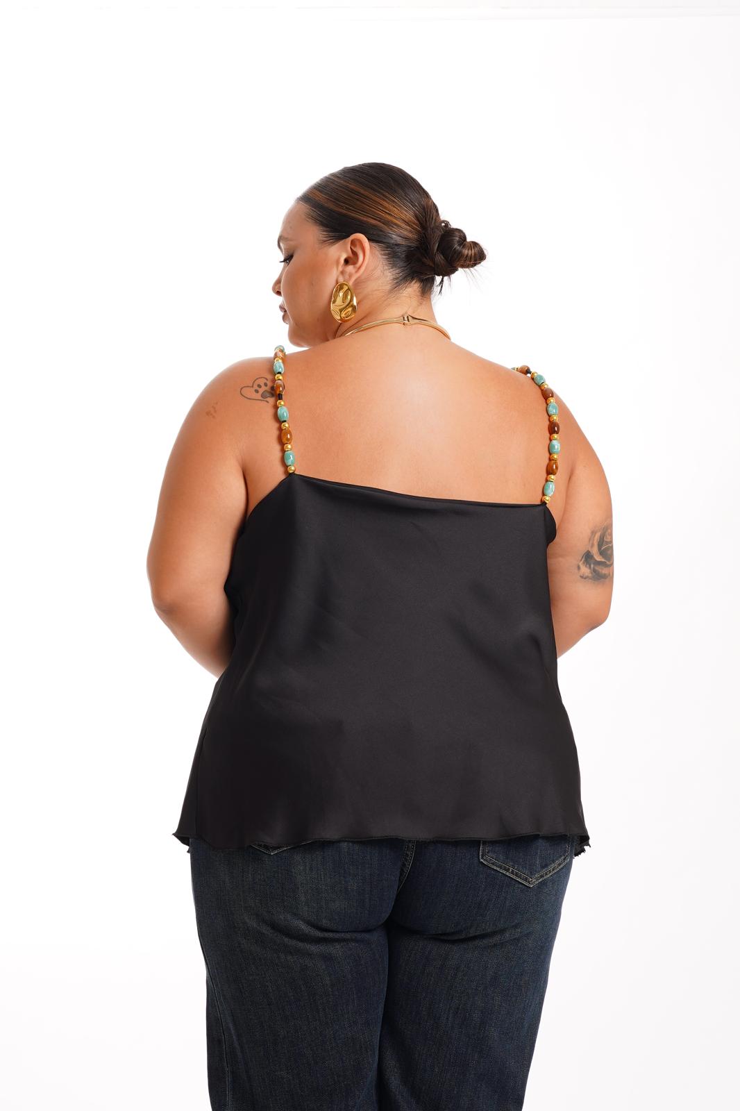 Top Perline Nero