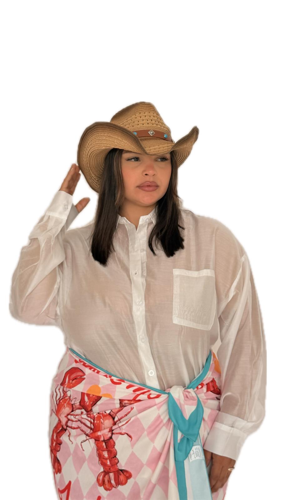 Camicia Velata Kikka Bianca
