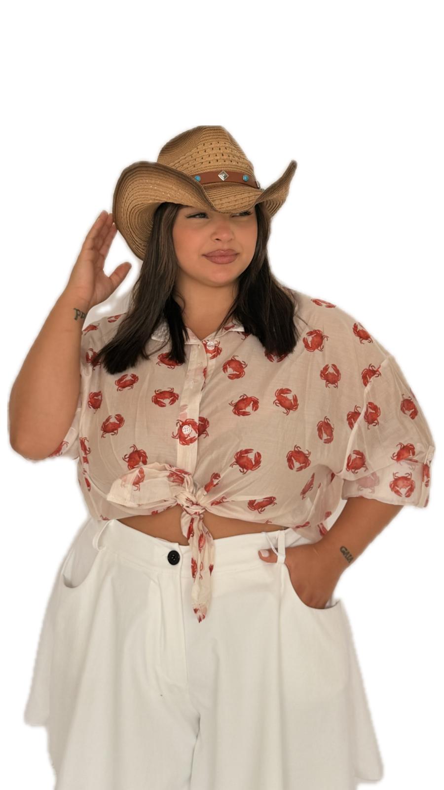 Camicia Velata Granchio