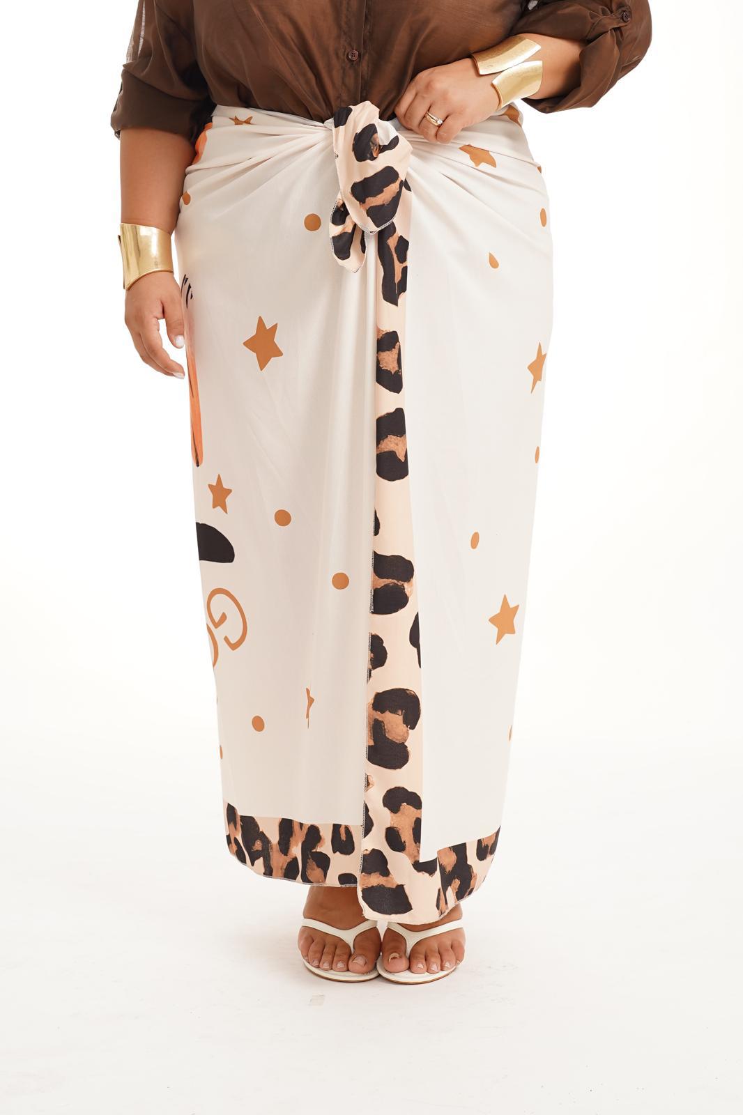 Gonna Pareo Fantasy Tiger Bianca