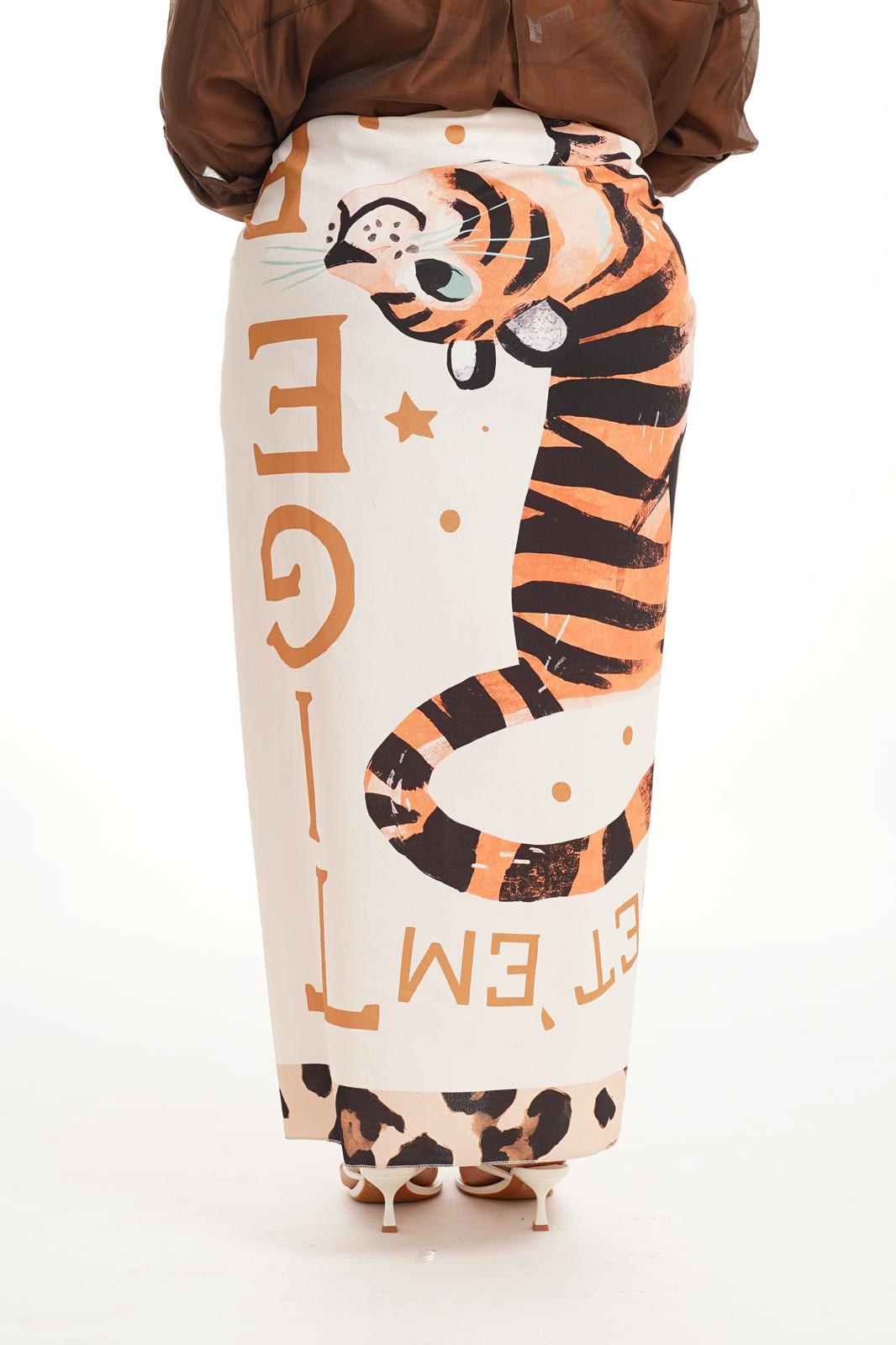 Gonna Pareo Fantasy Tiger Bianca