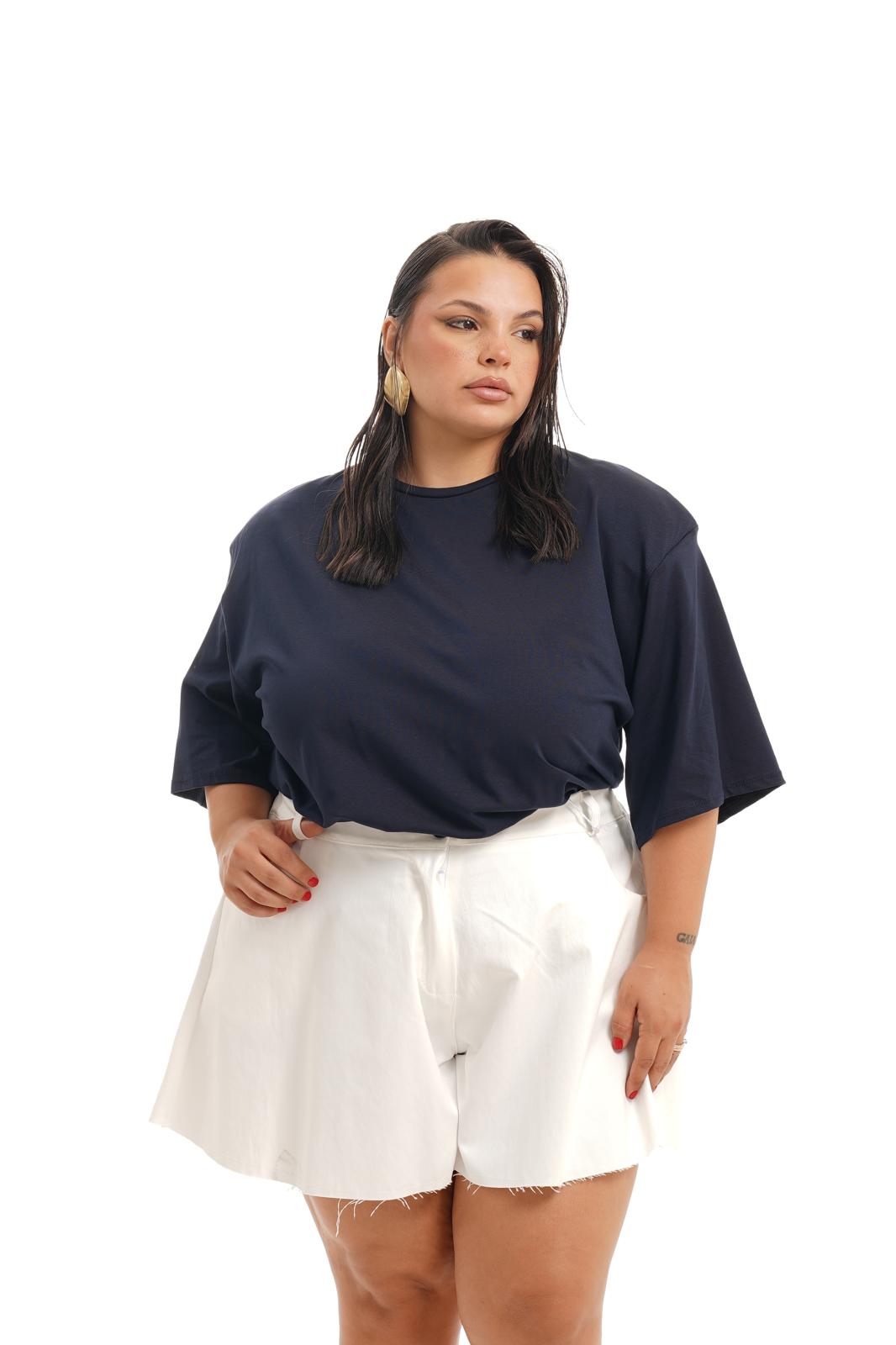 Maglia Con Spalline Blu