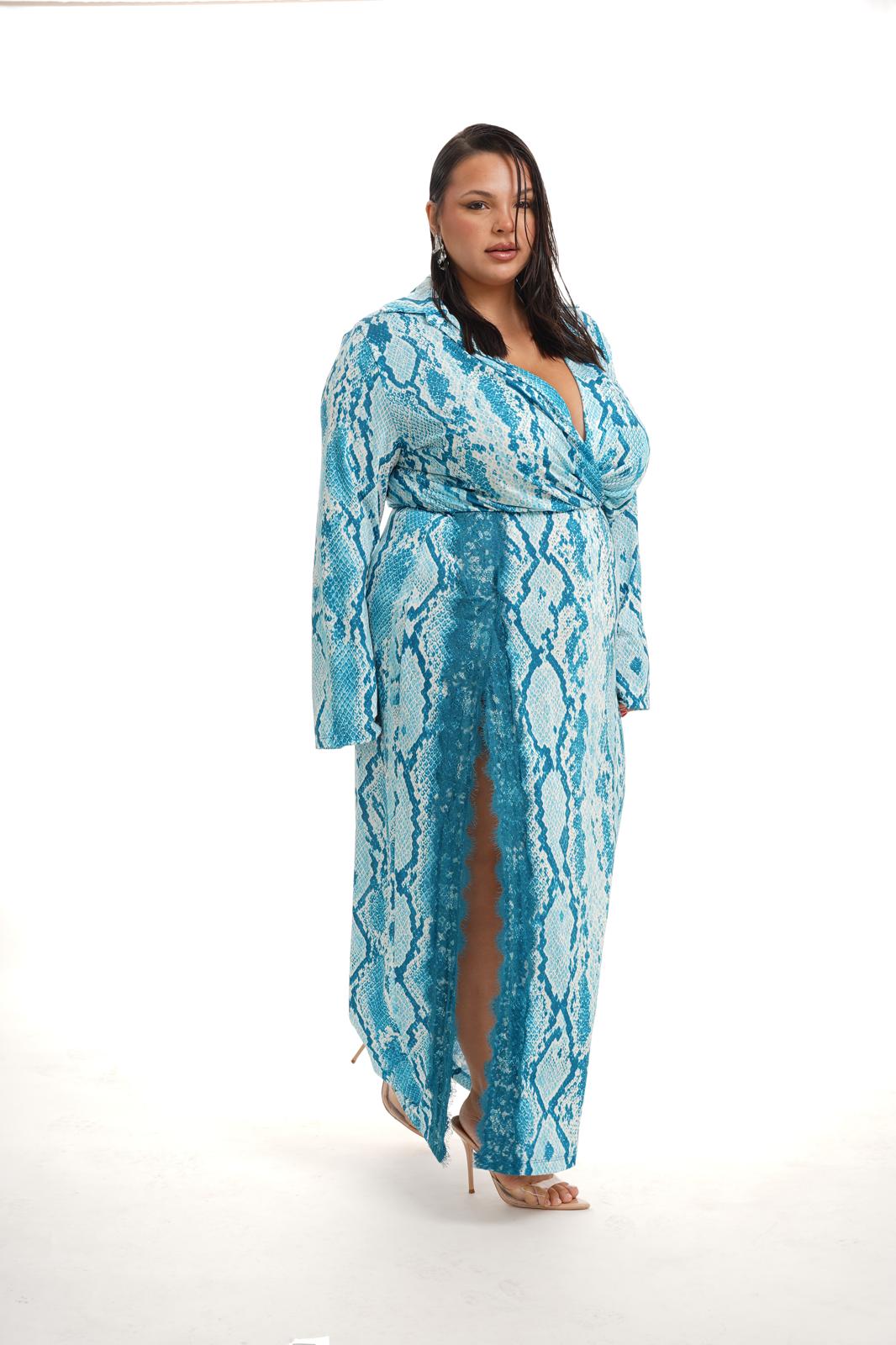 Dress Maysel Petrolio