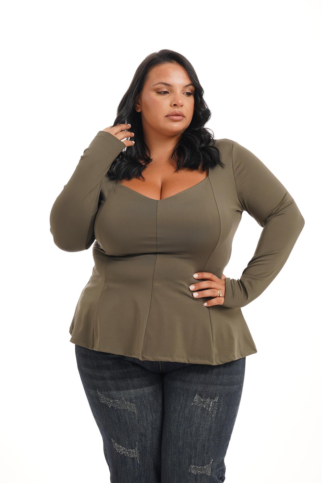 Maglia Svasata Verde Militare