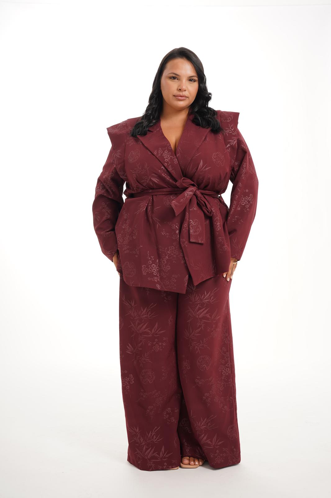 Tailleur Seul Bordeaux