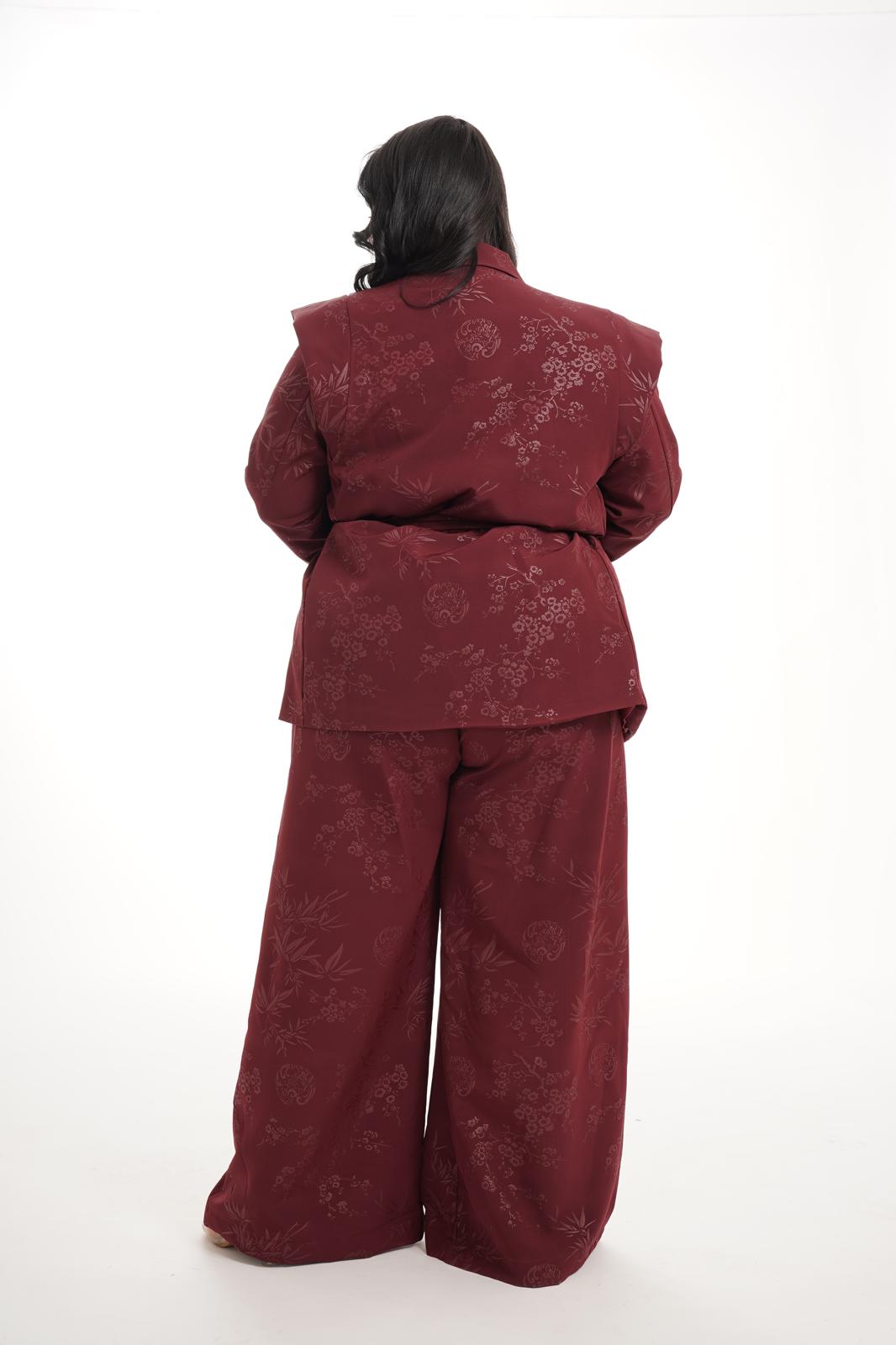 Tailleur Seul Bordeaux