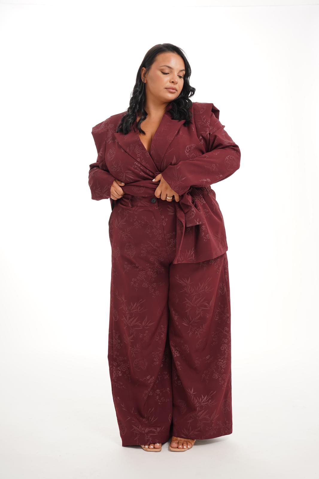 Tailleur Seul Bordeaux