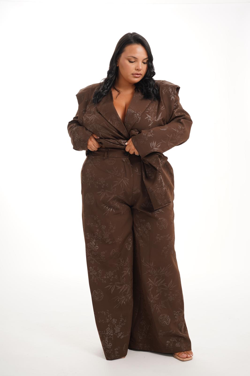 Tailleur Seul Marrone