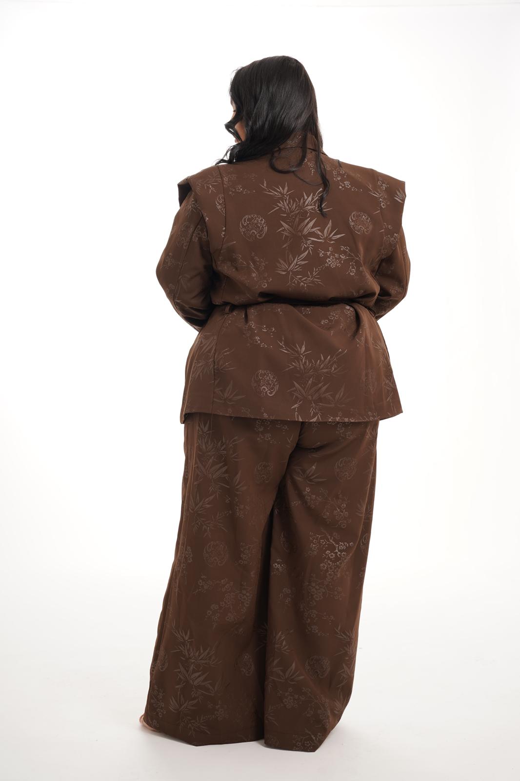 Tailleur Seul Marrone