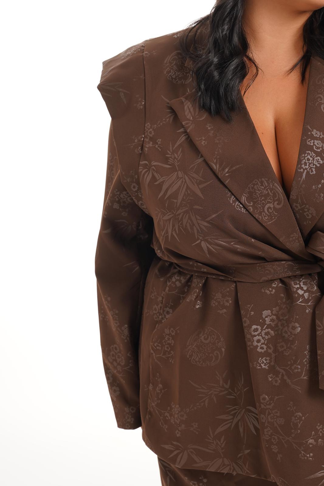 Tailleur Seul Marrone