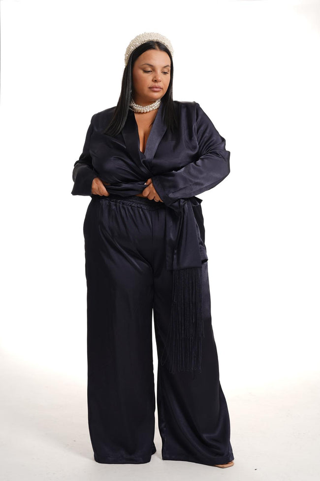 Tailleur Satine Blu