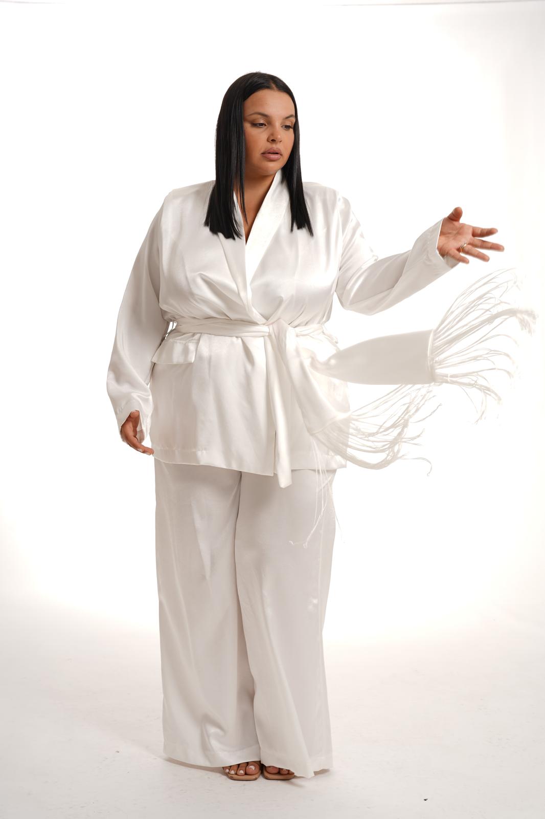 Tailleur Satine Bianco