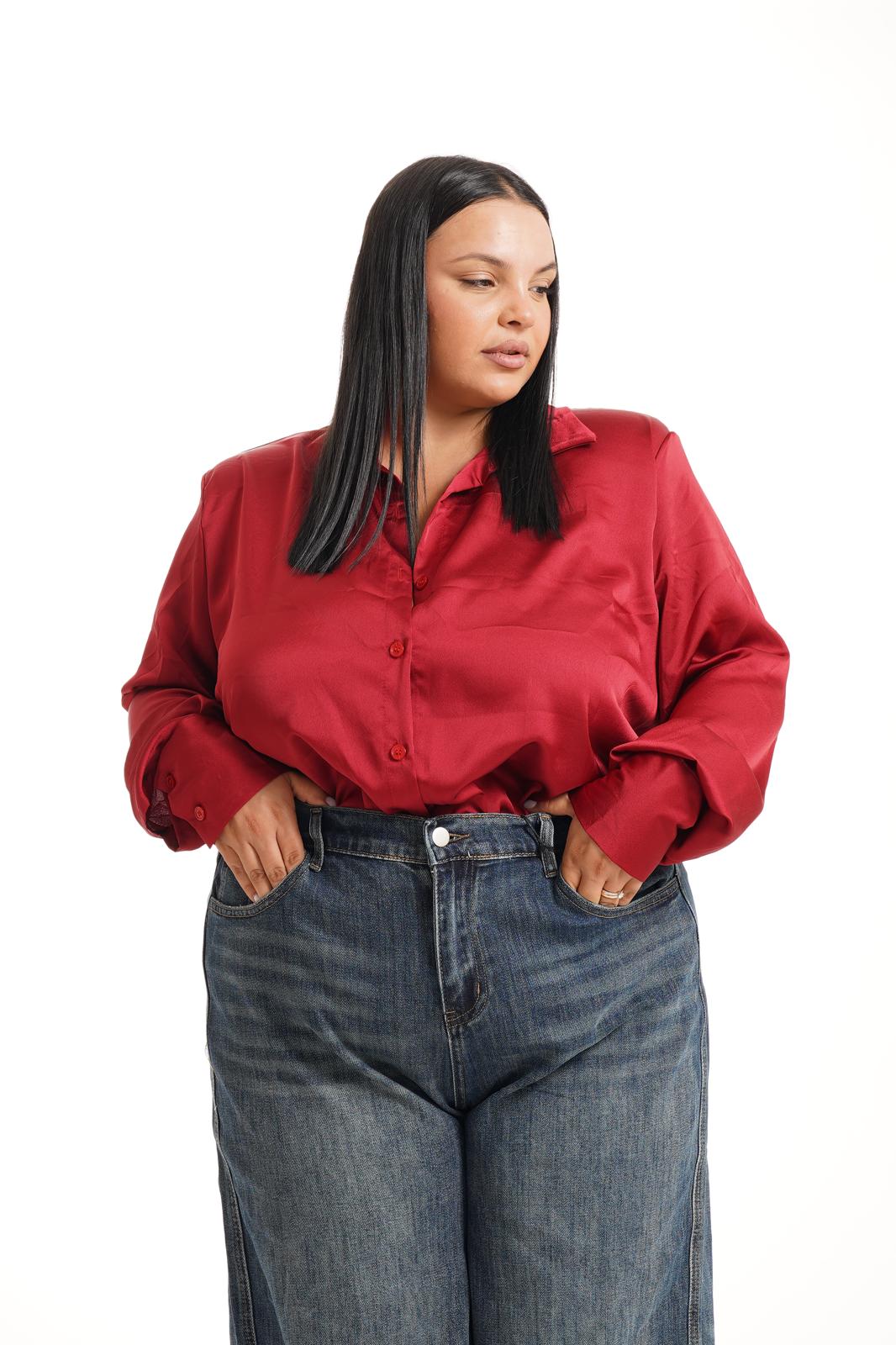 Camicia Bea Bordeaux